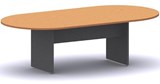 D-End Boardroom Table 1800mmL x 900mmD x 720mmH Slab Base. (D1) Australian Manufacturing.